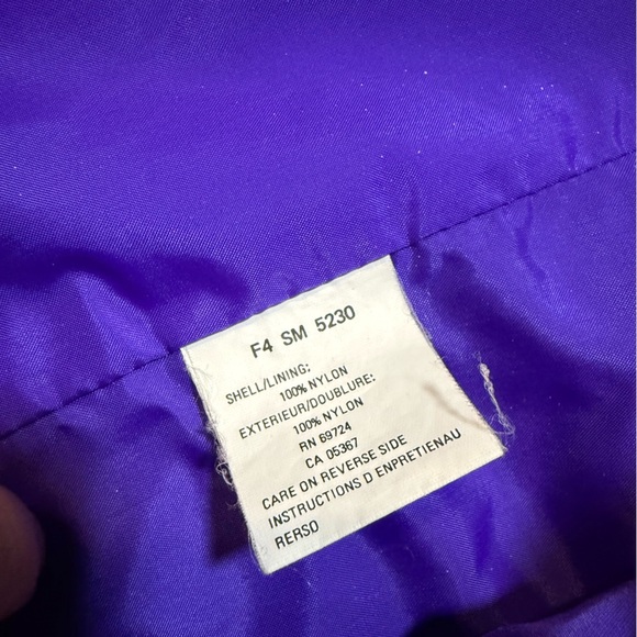Vintage Columbia Bugaboo Ski Jacket Men’s XL Teal Purple Made in USA 90s - Picture 9 of 16